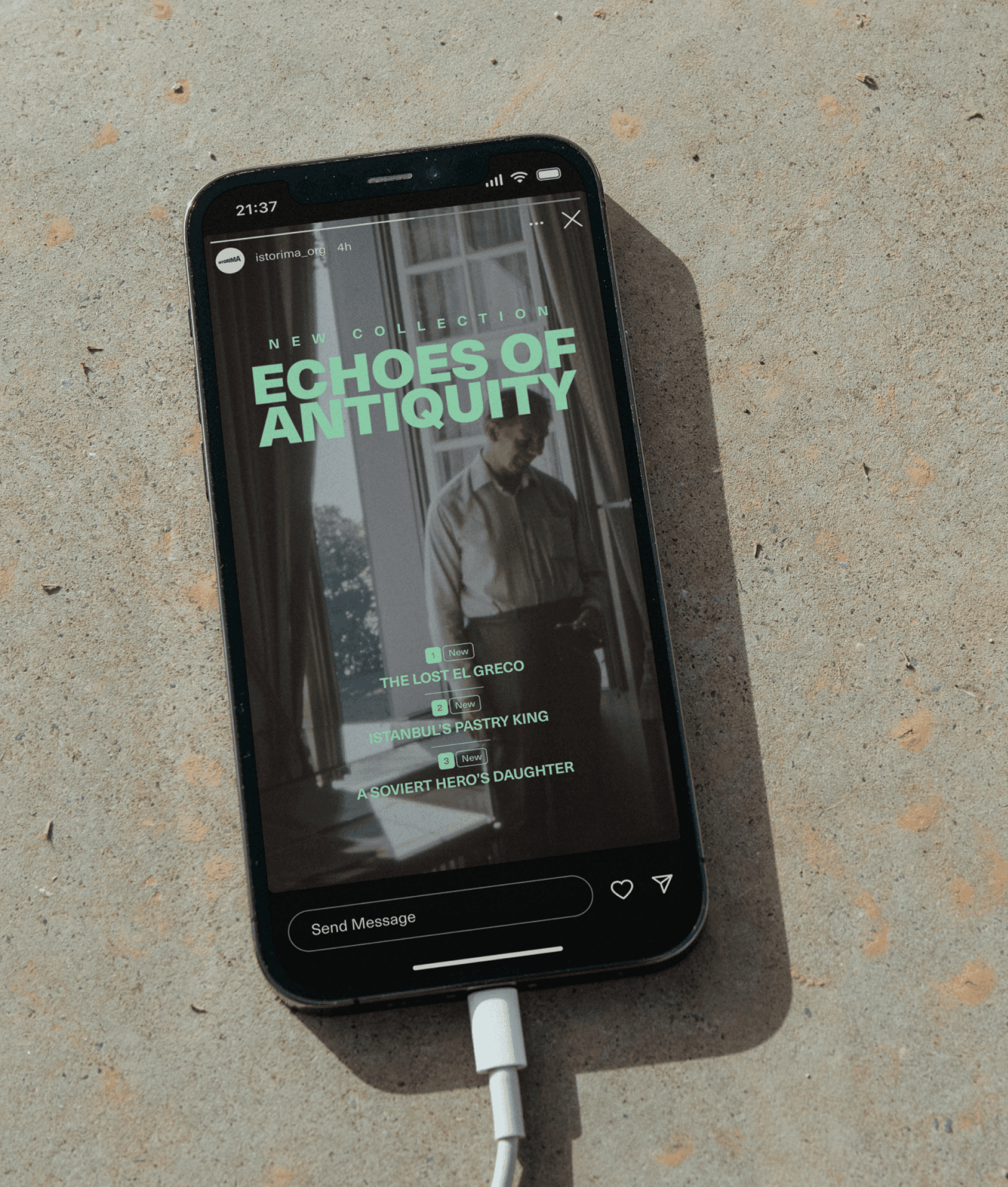 Instagram story design for New Collection promotion