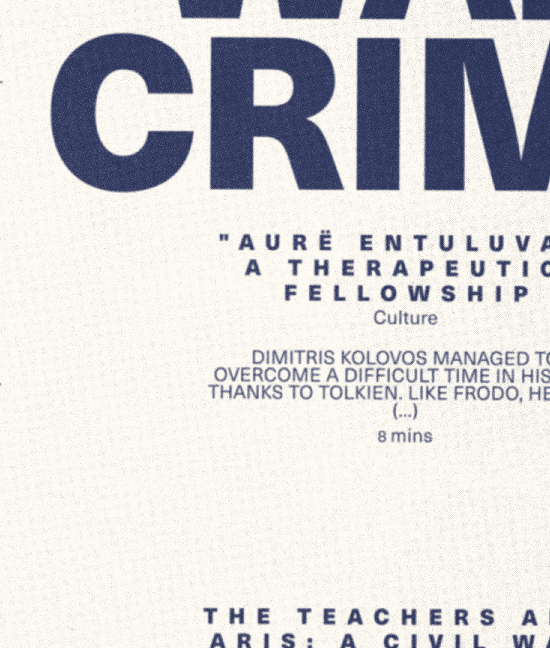 Detail from Podcast Collection Poster Design on solid background