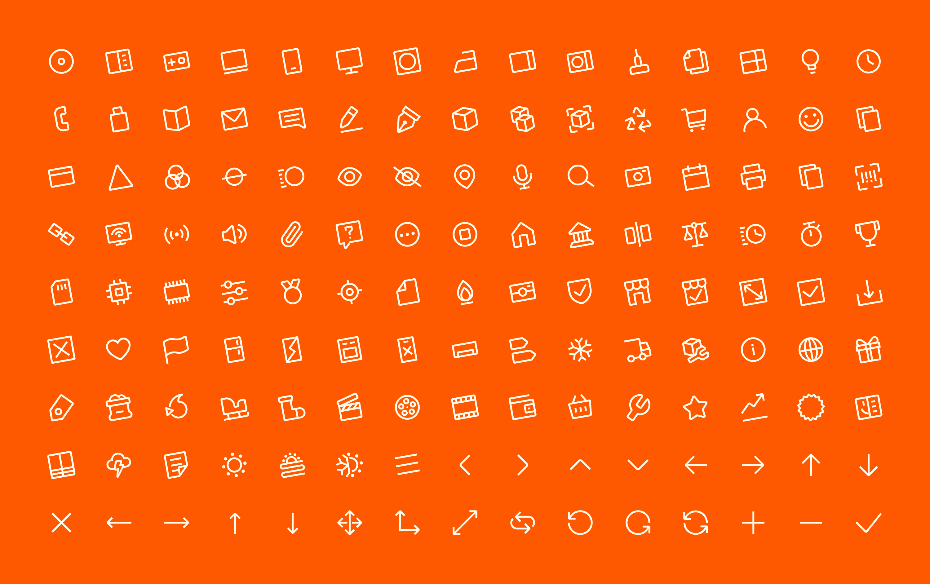 An icon set that speaks the brand’s language.